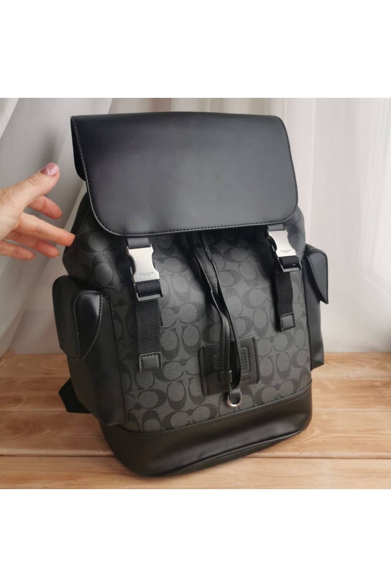 Coach Кожаный рюкзак Rivington 40x30 см