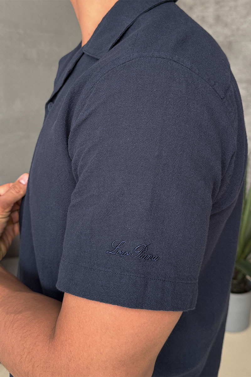 Loro Piana Мужской костюм тёмно-синего цвета