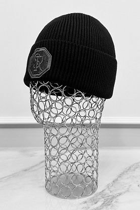 Шапка logo-embroidered - Black