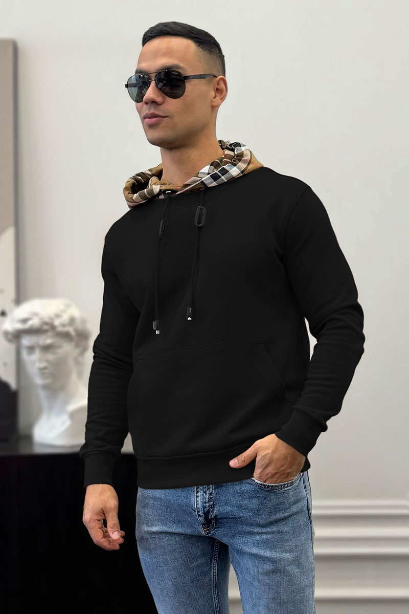 Burberry Мужское чёрное худи Samuel