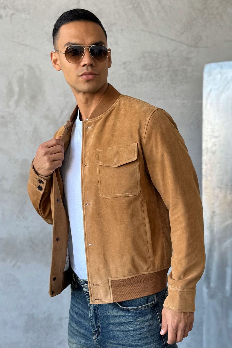 Loro Piana Мужская бежевая куртка Premium
