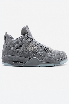 Кроссовки AJ4 Retro x KAWS  - Grey