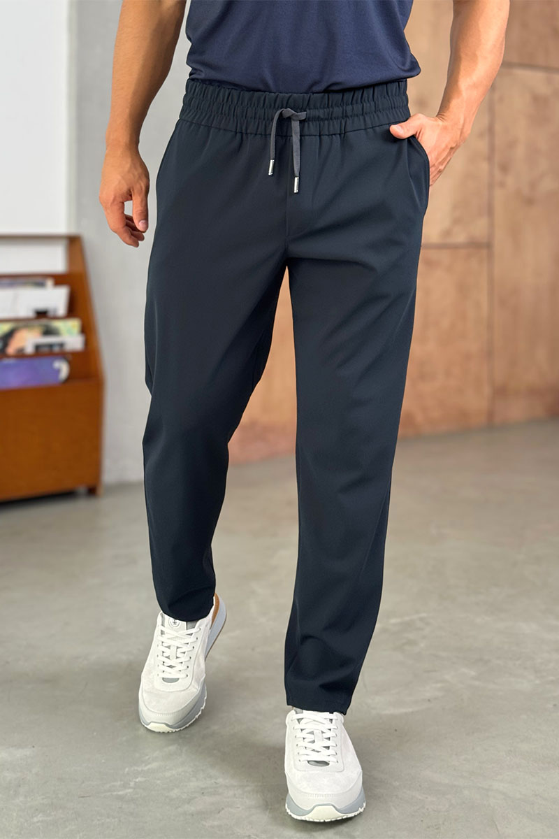 Prada Мужские тёмно-синие штаны 