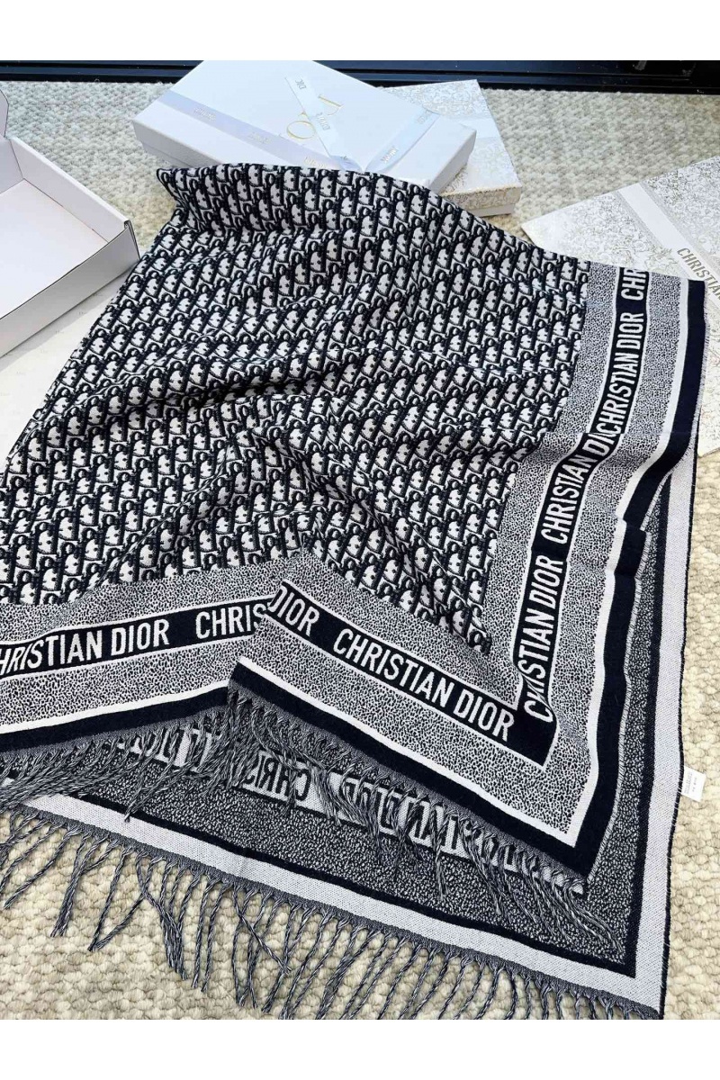Dior Шарф Oblique Monogram premium 140x140 см