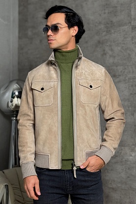 Мужская кожаная куртка premium