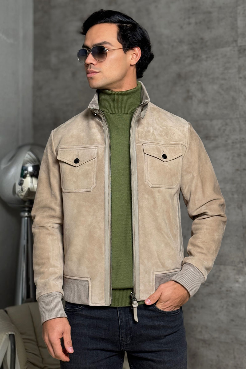 Tom Ford Мужская кожаная куртка premium