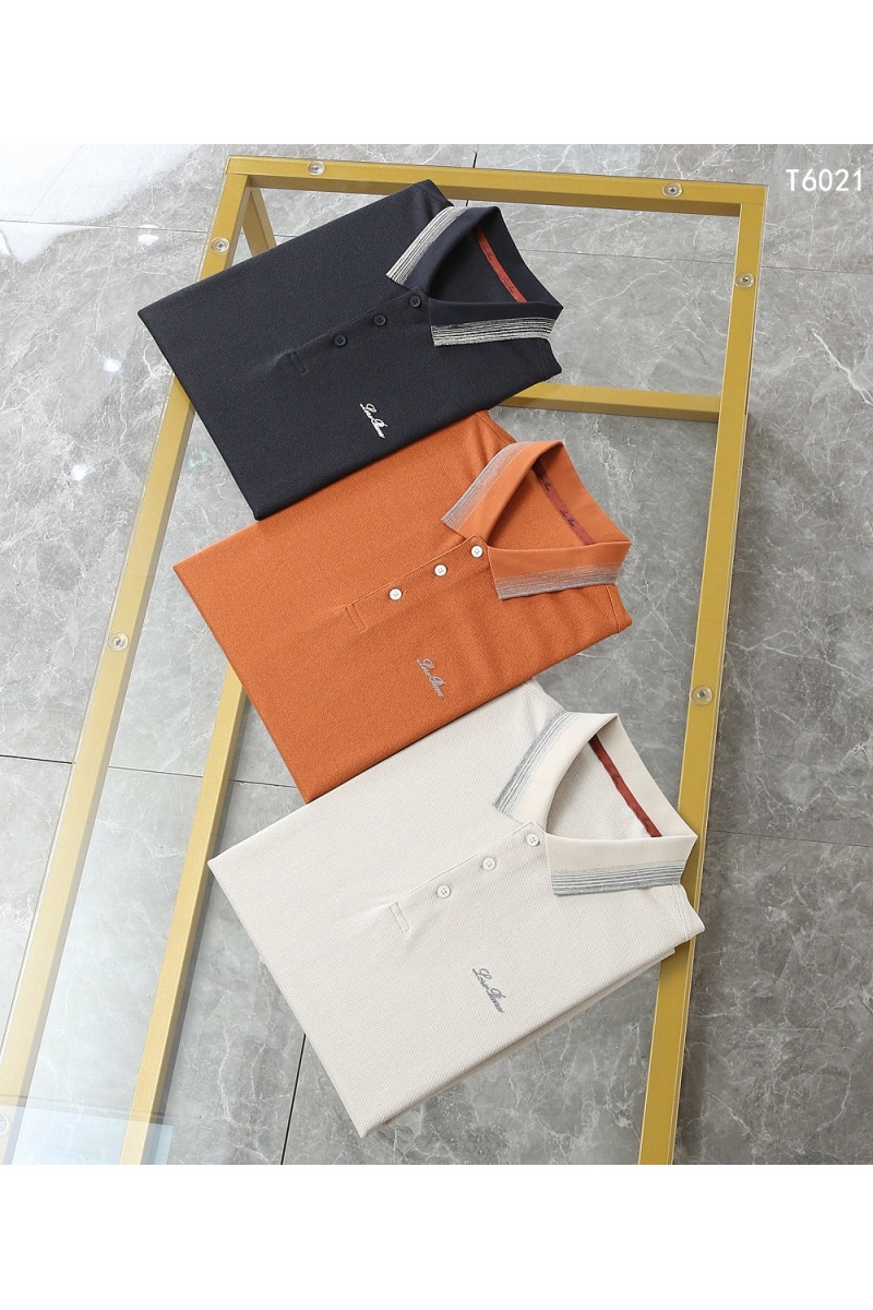 Loro Piana Мужское бежевое поло premium