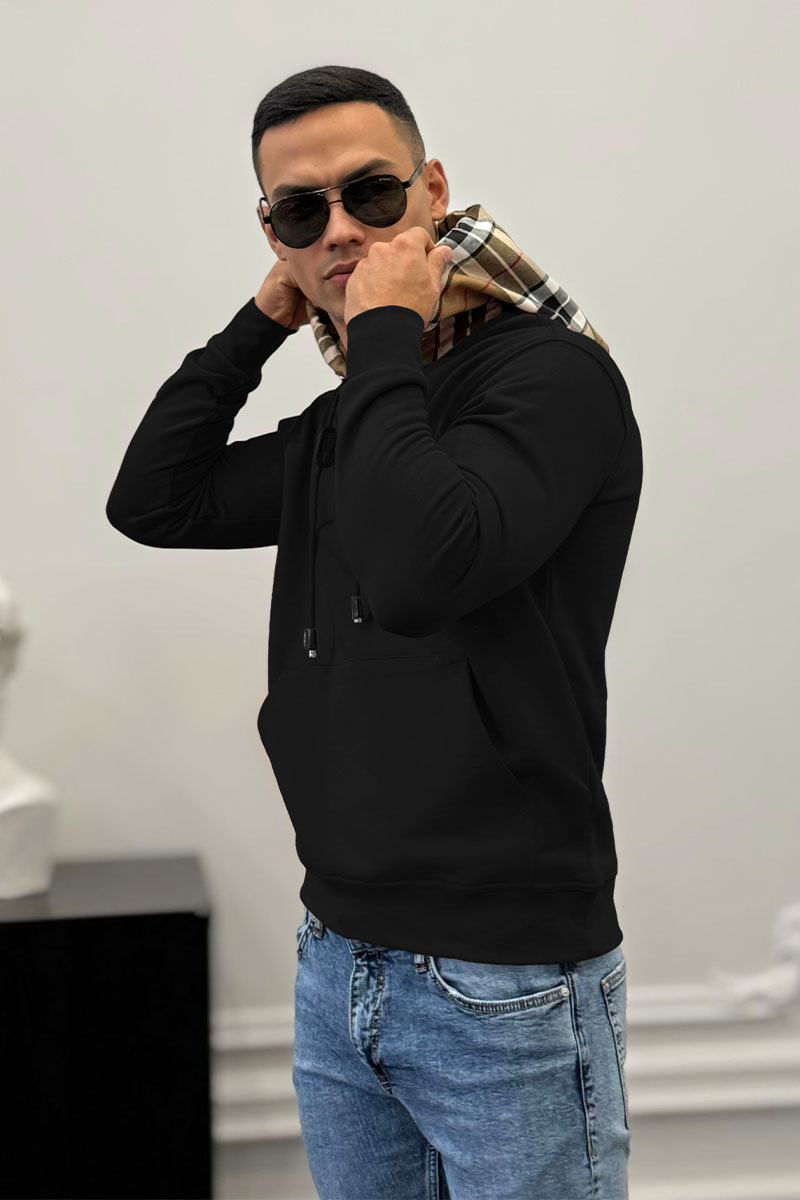 Burberry Мужское чёрное худи Samuel