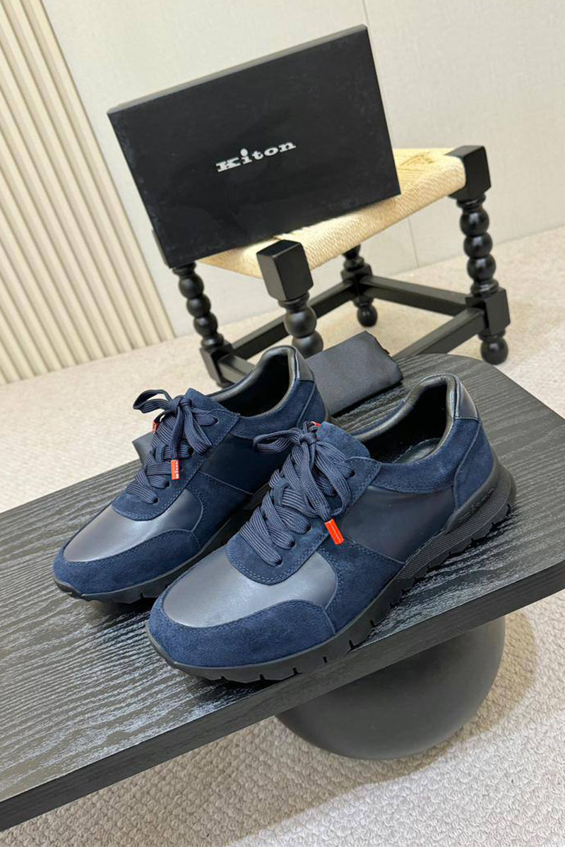 Kiton Мужские комбинированные кроссовки 