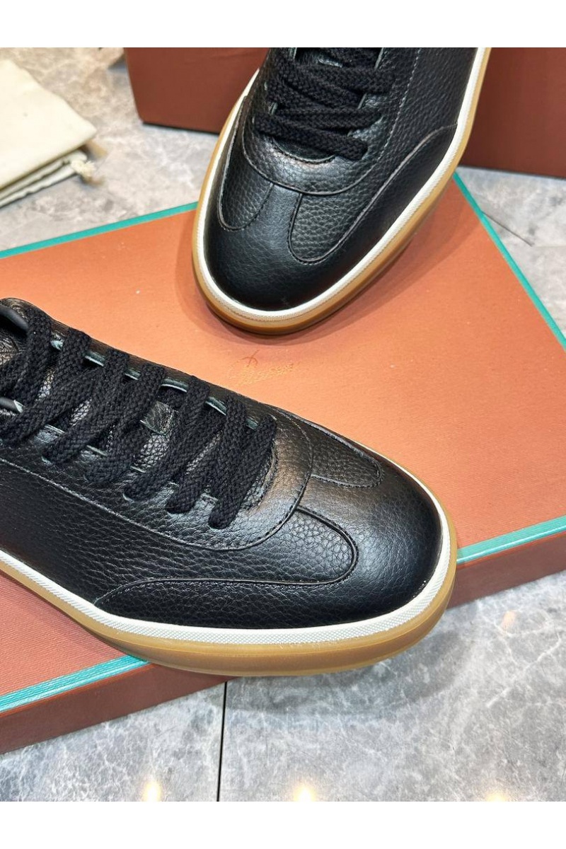 Loro Piana Мужские кожаные кроссовки Tennis Walk