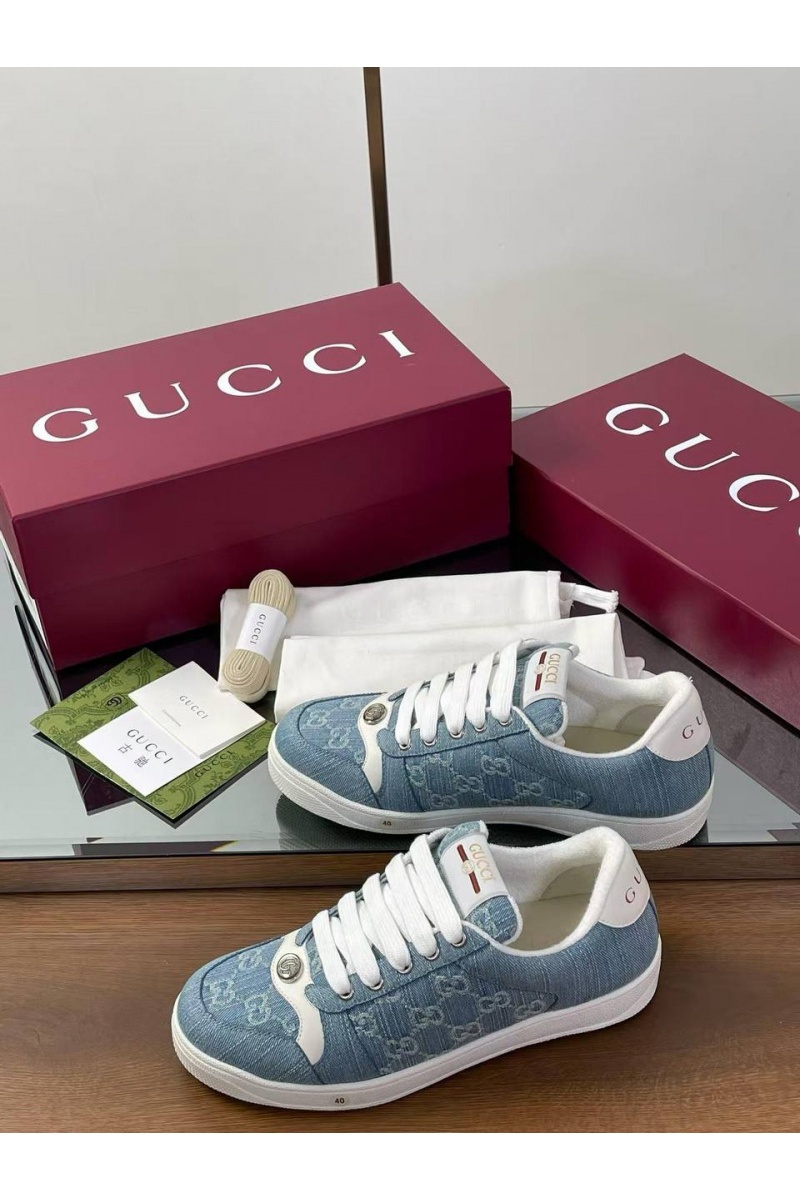 Gucci Женские кроссовки GG Interlocking