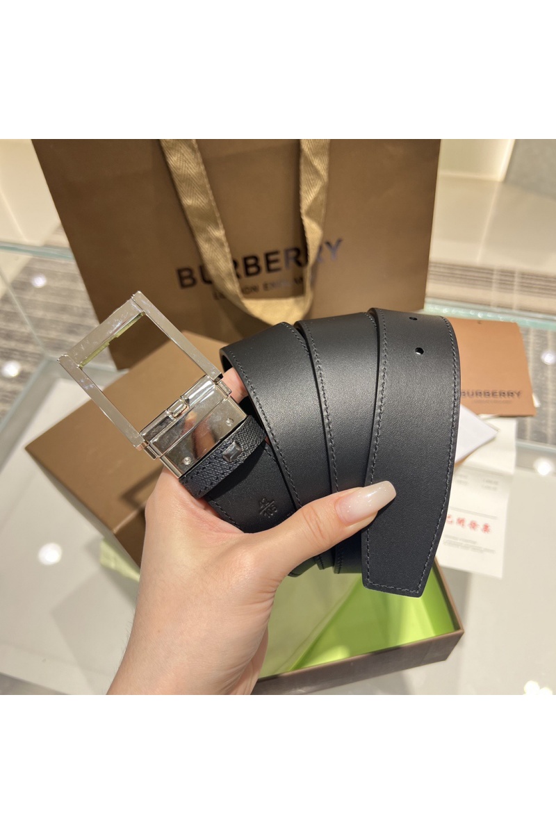 Burberry Кожаный ремень Check TB premium