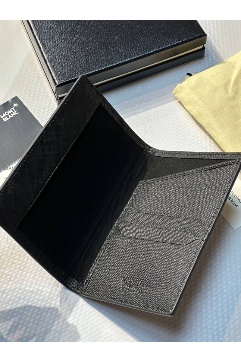 Montblanc Кожаная обложка для паспорта Premium 14x10 см