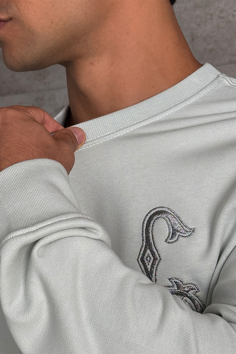 Dior Мужской серый свитшот CD Interlaced 