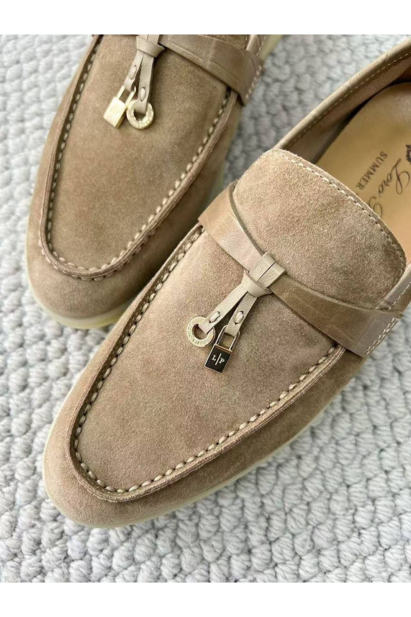 Loro Piana Женские лоферы Summer Charms Walk premium - Beige