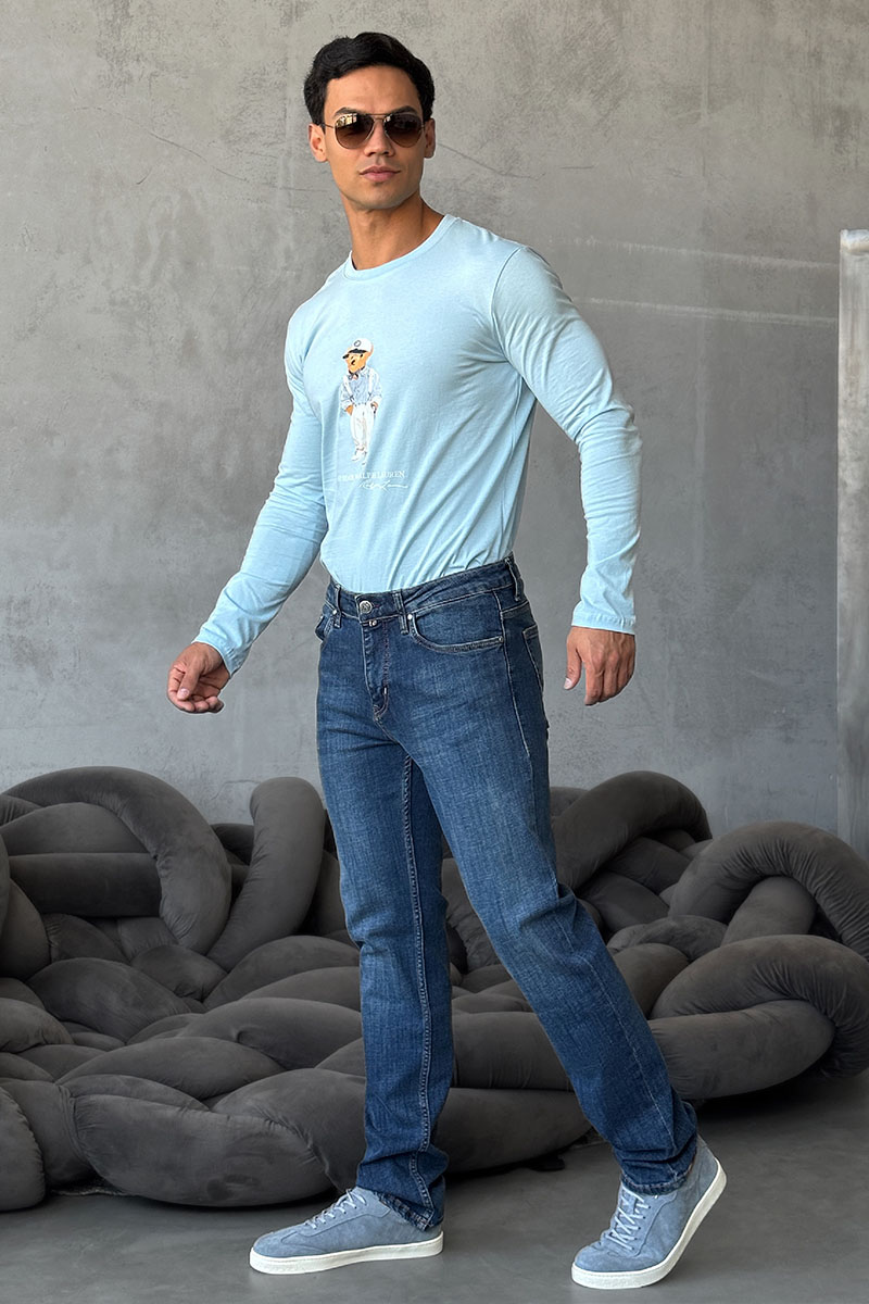 Paul & Shark Мужские синие джинсы regular fit