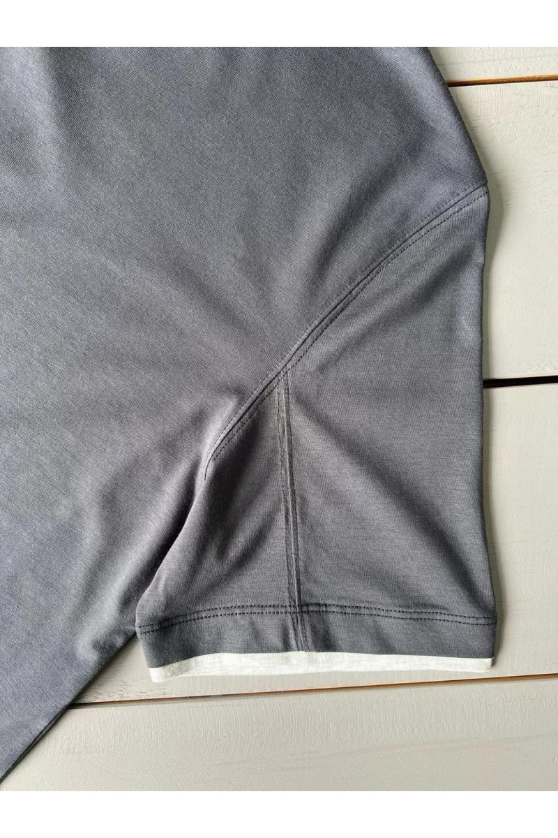 Brunеllо Сuсinеlli Футболка Premium layered-effect - Dark Grey