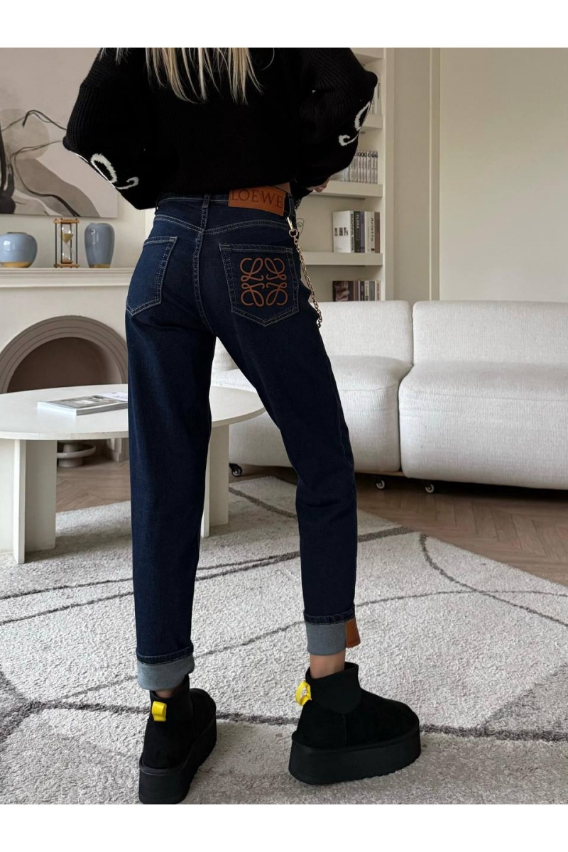 Loewe Женские синие джинсы 