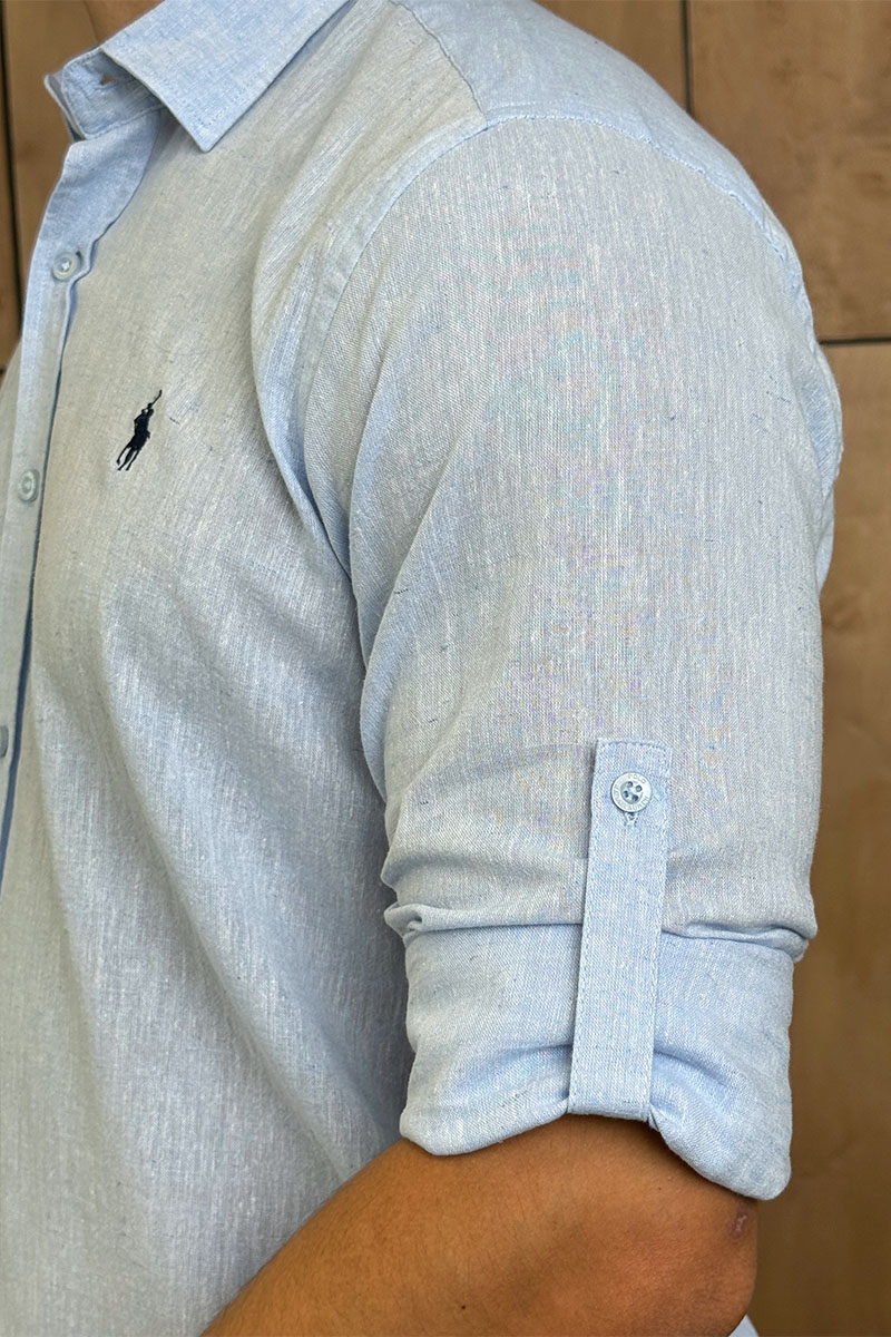 Polo Ralph Lauren Мужская рубашка голубого цвета