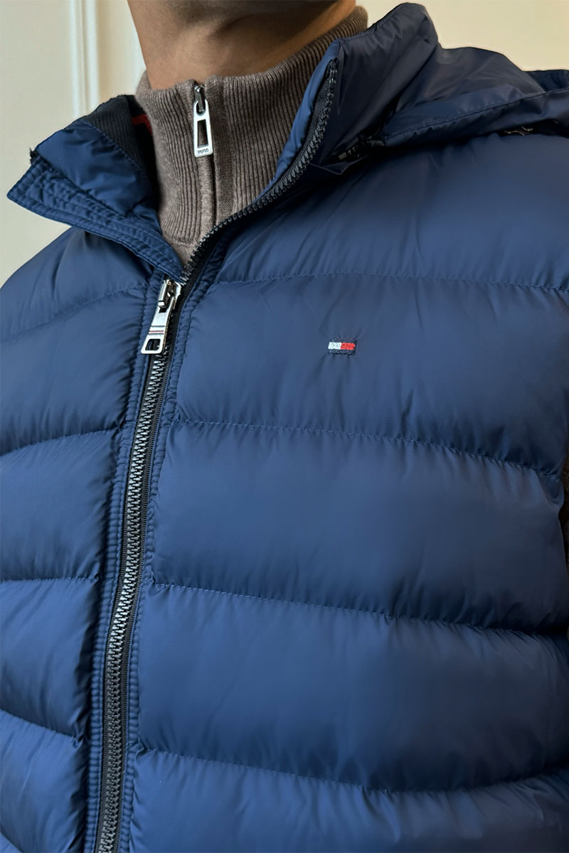 Tommy Hilfiger Синий жилет embroidered-logo