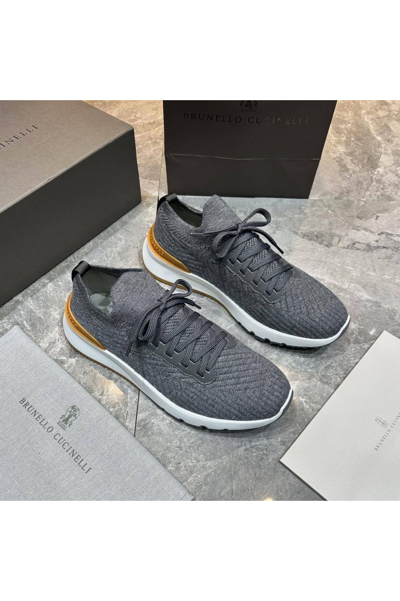 Brunеllо Сuсinеlli Мужские кроссовки knitted - Grey