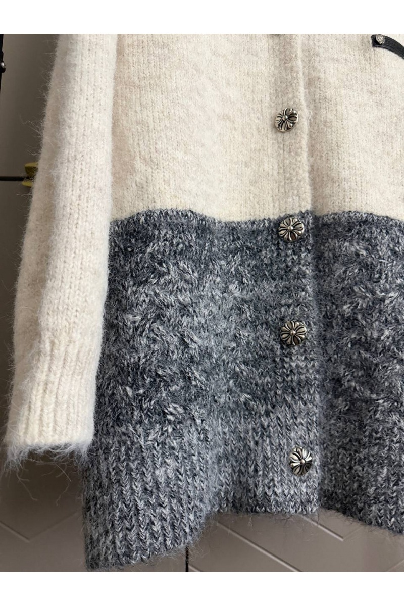 Chrome Hearts Женский удлинённый кардиган Premium