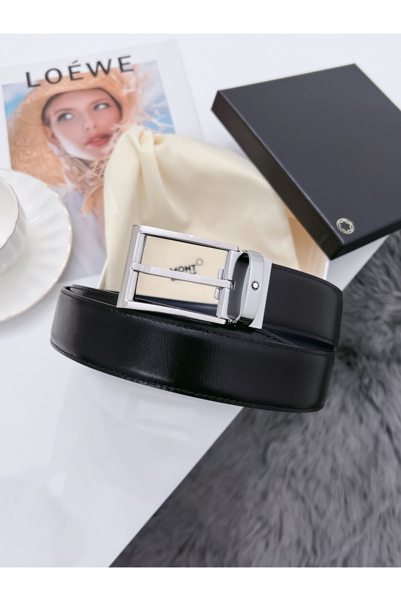 Montblanc Двусторонний кожаный ремень Premium (ширина 3.5 см)