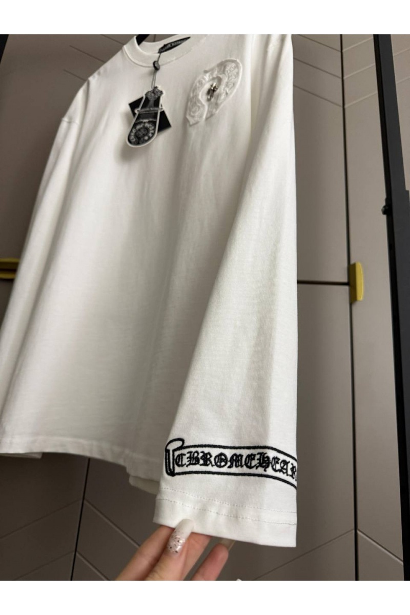Chrome Hearts Женский трикотажный лонгслив Premium - White
