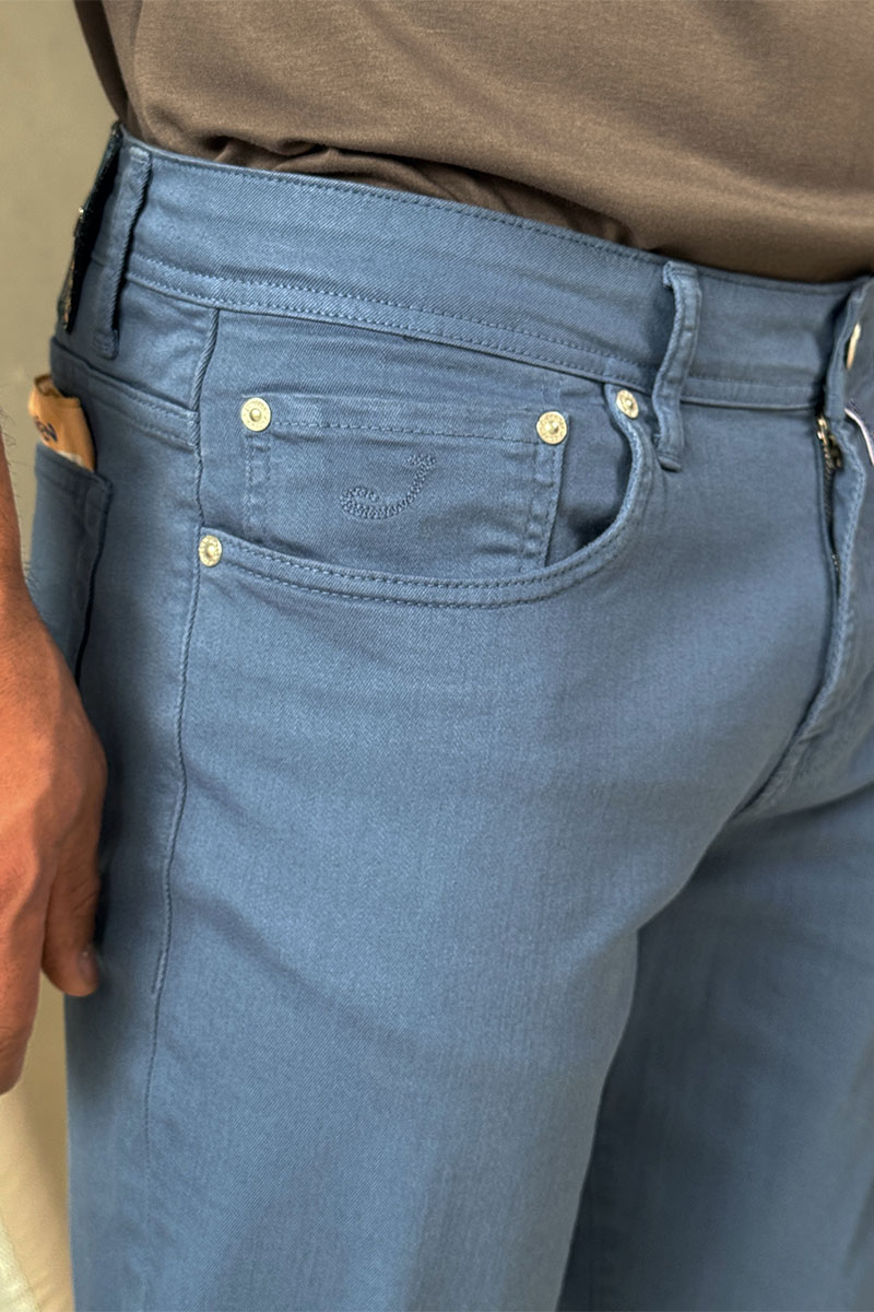 Jacob Cohen Мужские синие джинсы 