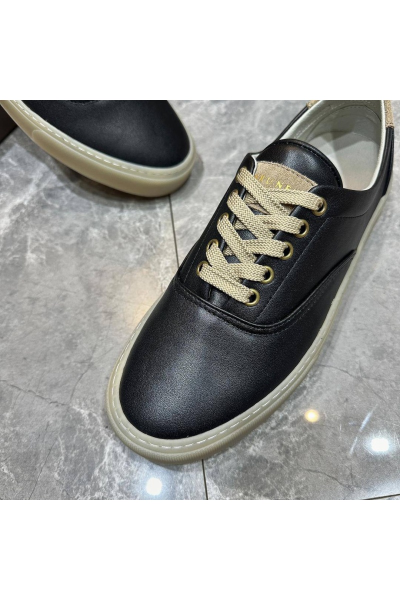 Brunеllо Сuсinеlli Кожаные кеды Sail low-top - Black
