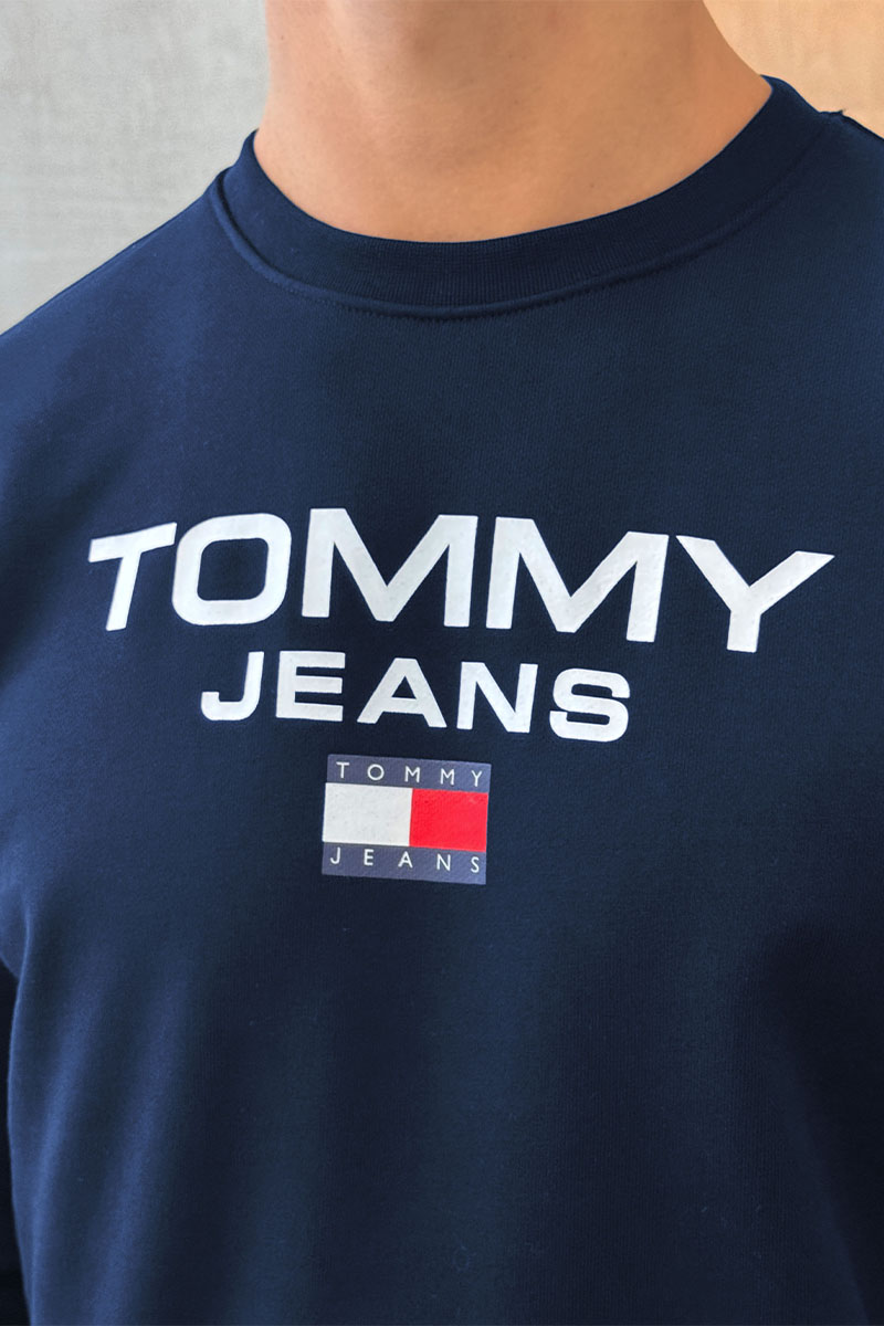 Tommy Hilfiger Синий свитшот logo-print 