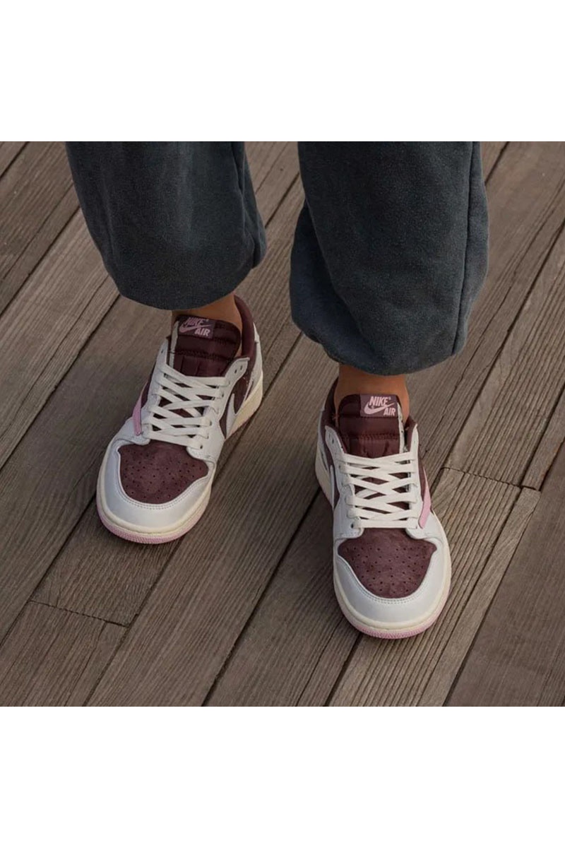 Nike Кроссовки Travis Scott x AJ1 Low "Pink Oxford"