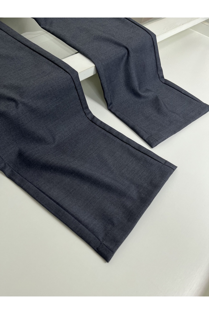 Kiton Мужские серые брюки premium