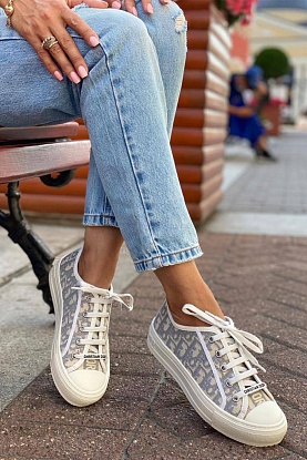 Женские кроссовки Walk'n'Dior Oblique motif