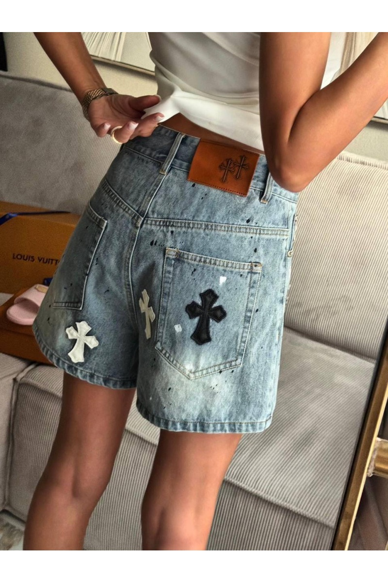 Chrome Hearts Женские джинсовые шорты premium