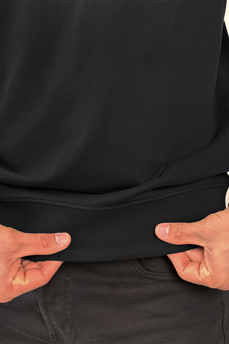 Stone Island Чёрный свитшот compass-patch crewneck