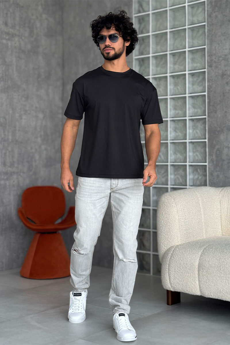 Zilli Мужская чёрная футболка 