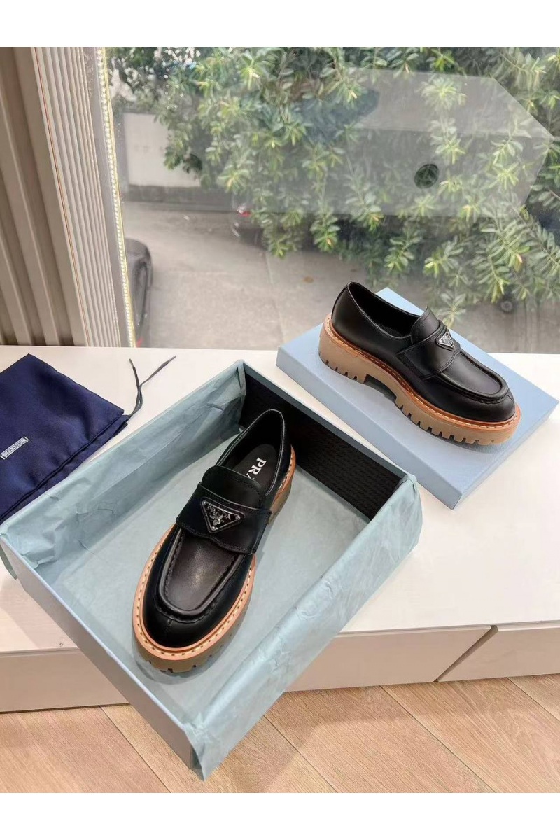 Prada Женские чёрные ботинки Premium