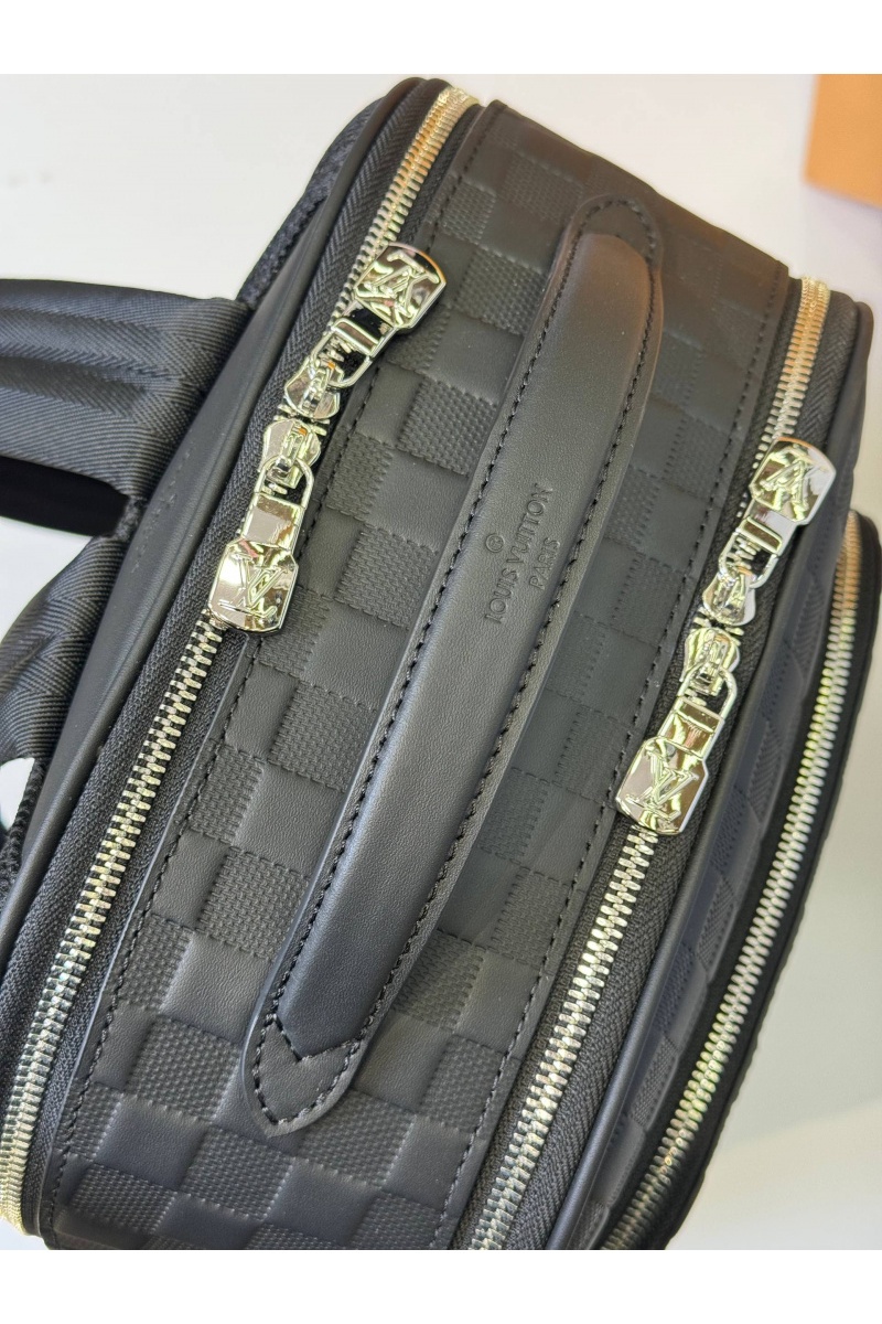 Lоuis Vuittоn Кожаный рюкзак Damier Infini premium 40x31x15 см