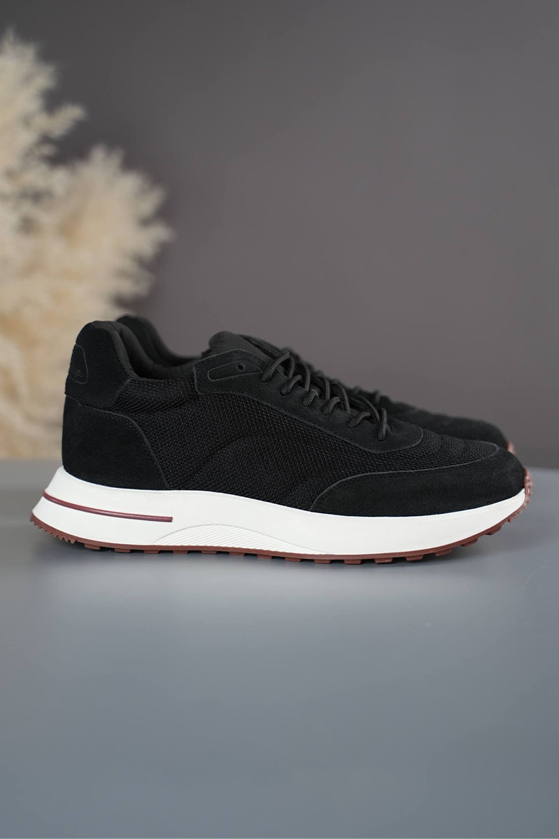 Loro Piana Мужские кроссовки Week End Walk - Black