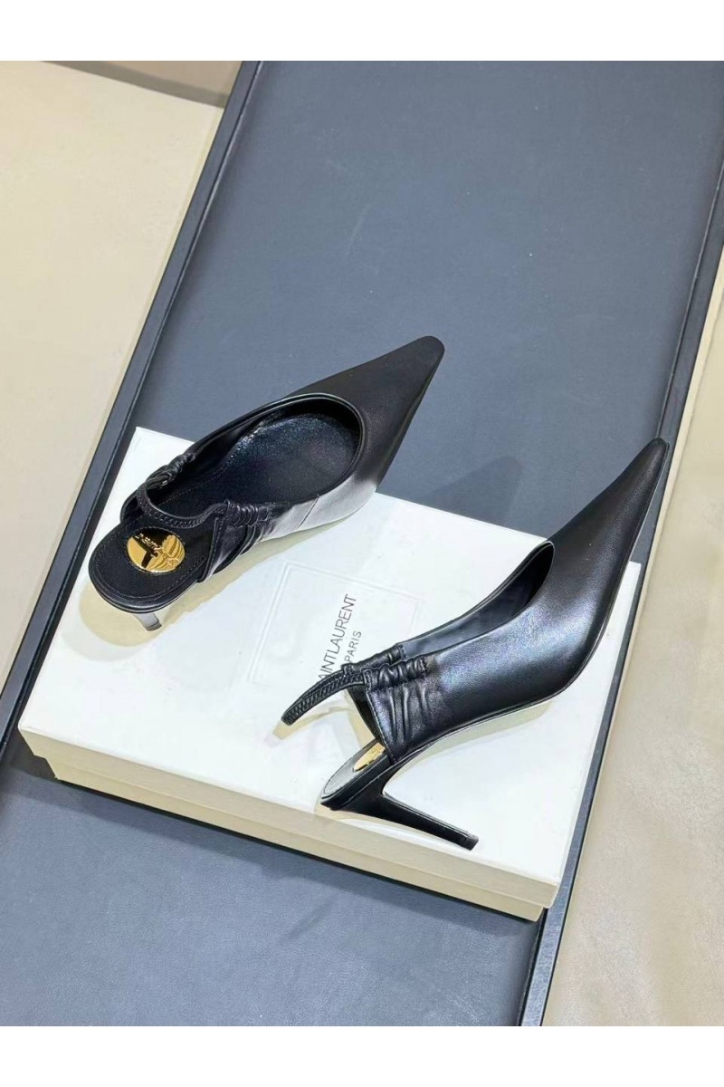 Yves Saint Laurent Женские кожаные туфли premium