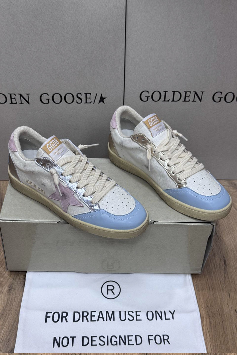 Designer Clothing Женские кожаные кроссовки Golden Goose Ball Star premium