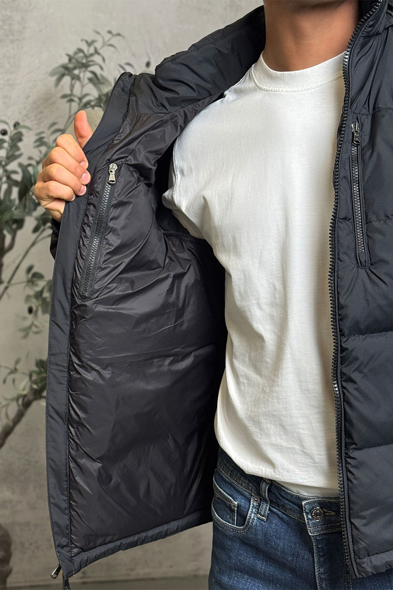 Polo Ralph Lauren Мужской чёрный пуховик pony-embroidered 