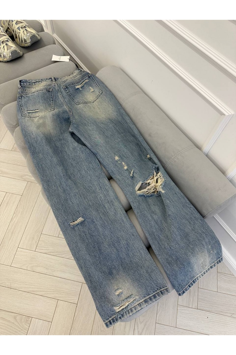 Balenciaga Рванные женские джинсы 