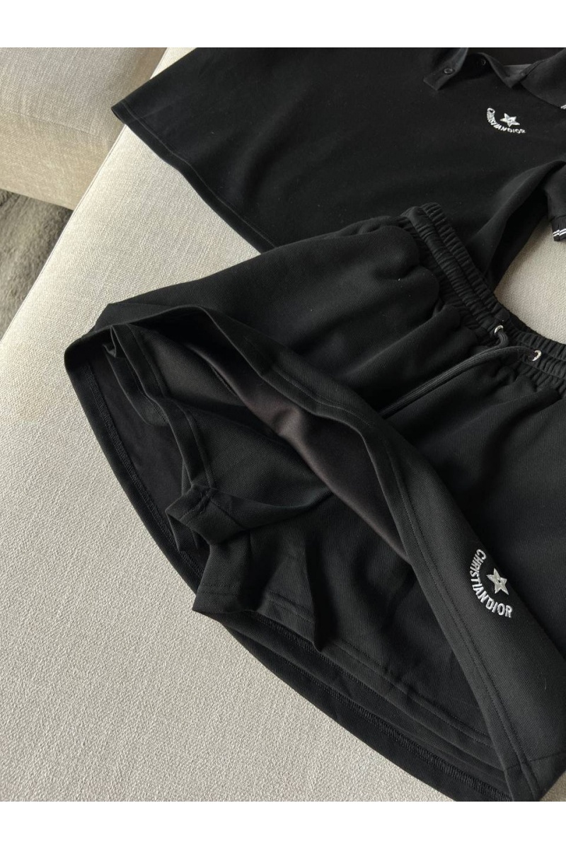 Dior Женский костюм двойка чёрного цвета 