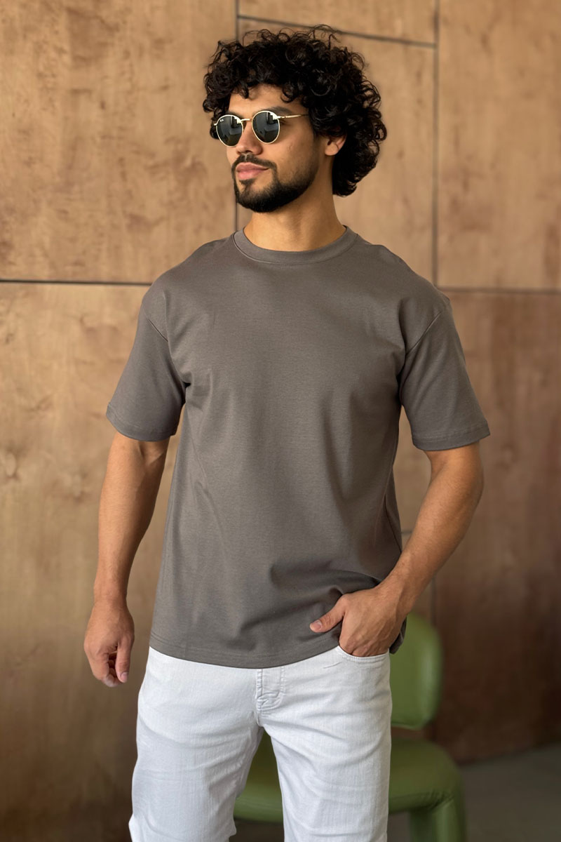 Y-3 Yohji Yamamoto Мужская серая футболка 