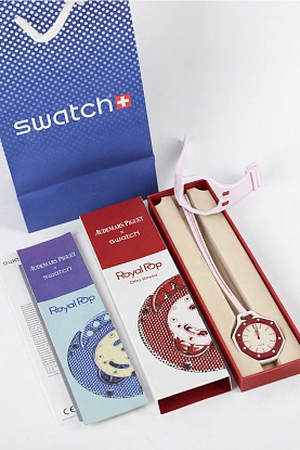 Часы Audemars Piguet x Swatch "Royal Pop" Otto Rosso premium