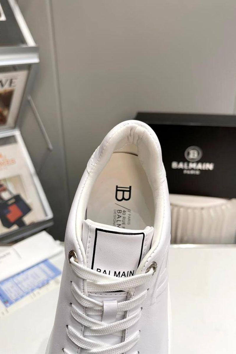 Balmain Мужские кожаные кроссовки B-Court