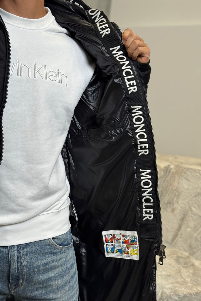 Moncler Мужская утеплённая парка Templon чёрного цвета