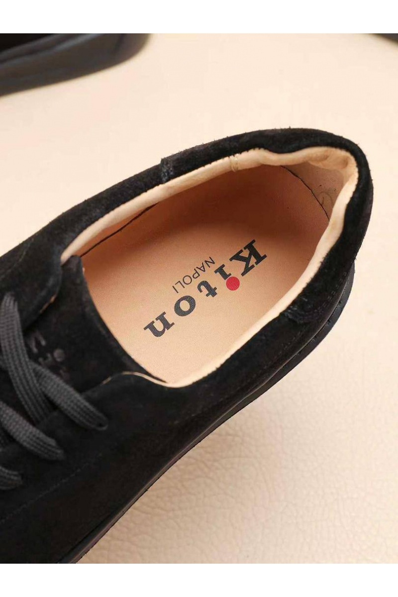 Kiton Мужские замшевые кроссовки 